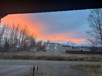 Sunrise out the front door