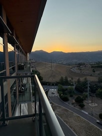 view from balcony in room