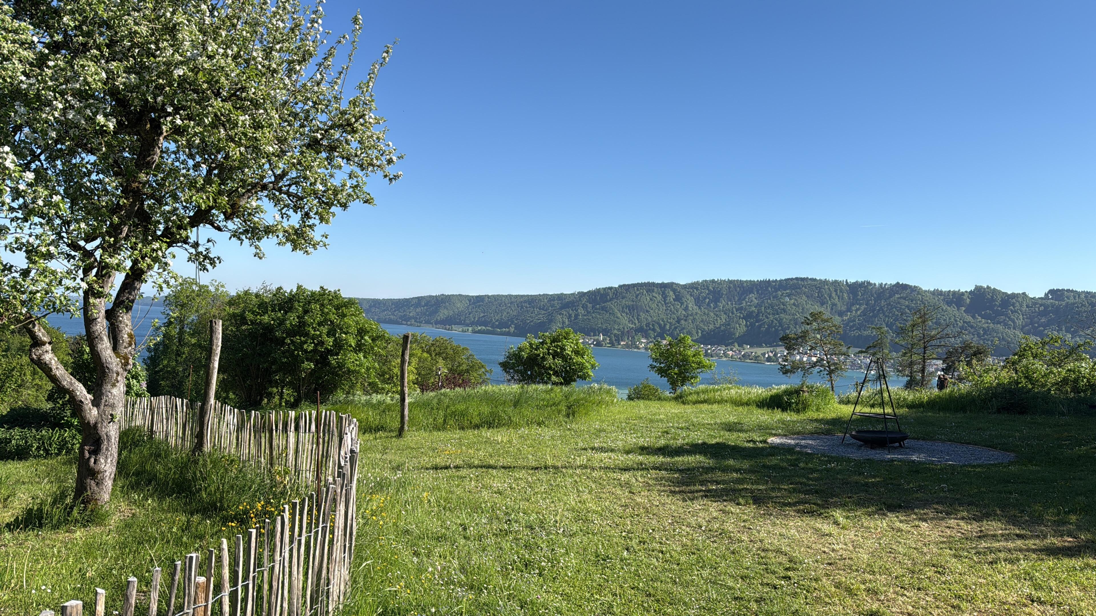 Blick vom Grillplatz aus 
