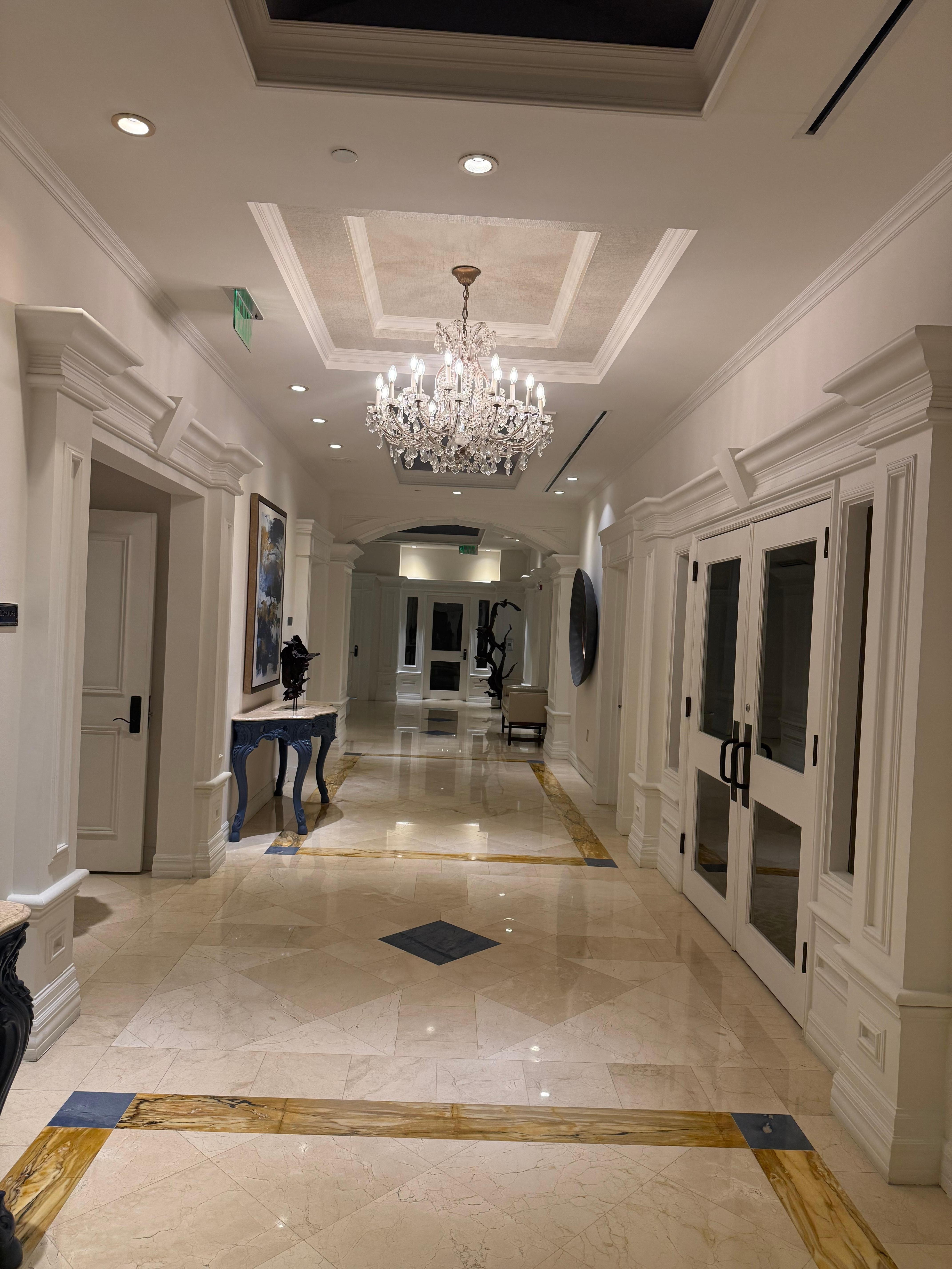 Marcho Beach Ocean  Resort entrance hall way