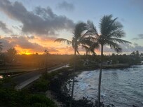 Beautiful sunrise from lanai.