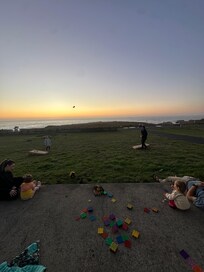Golden hour on the deck