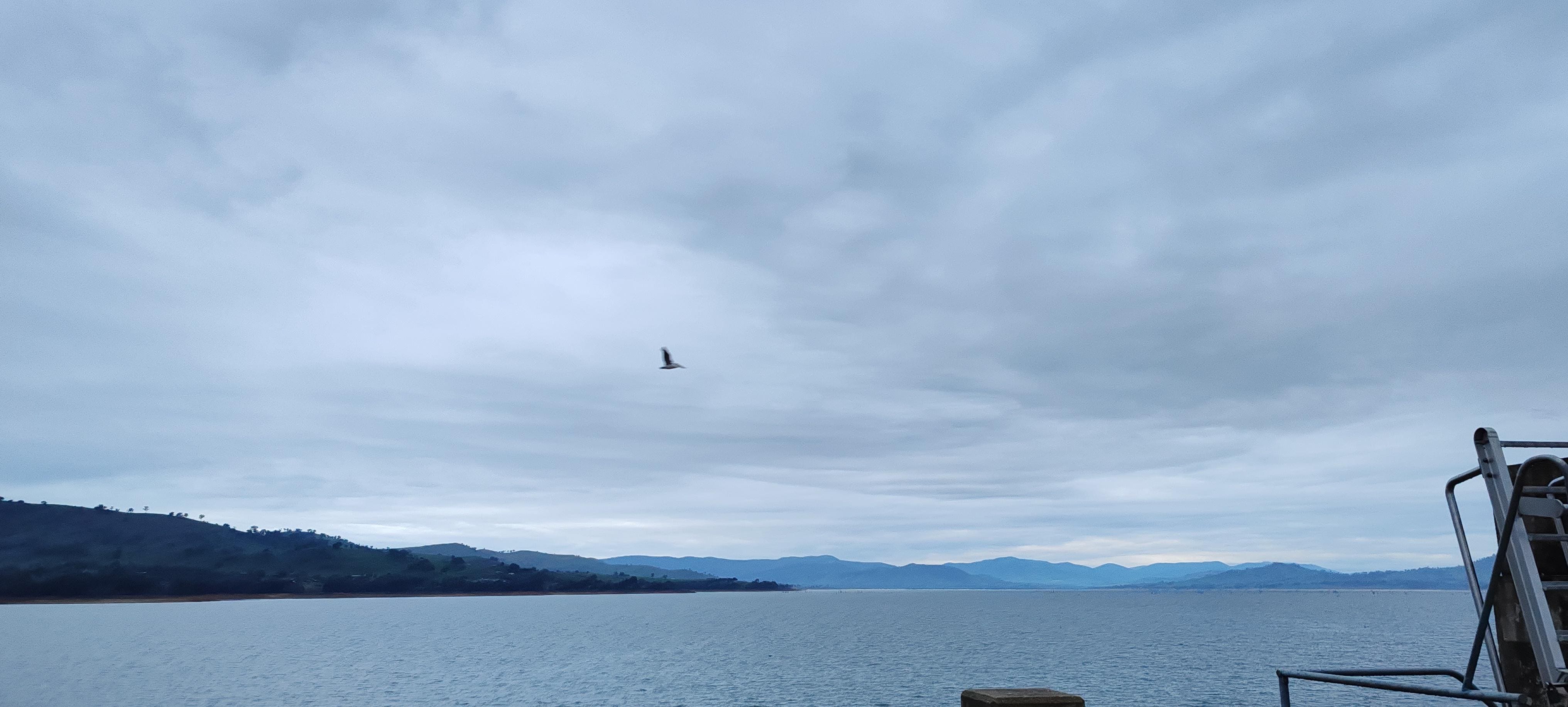 The reservior nearby the site