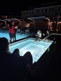 Late night by the Hot Tub
