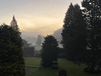 Autuminal sunrise from our balcony