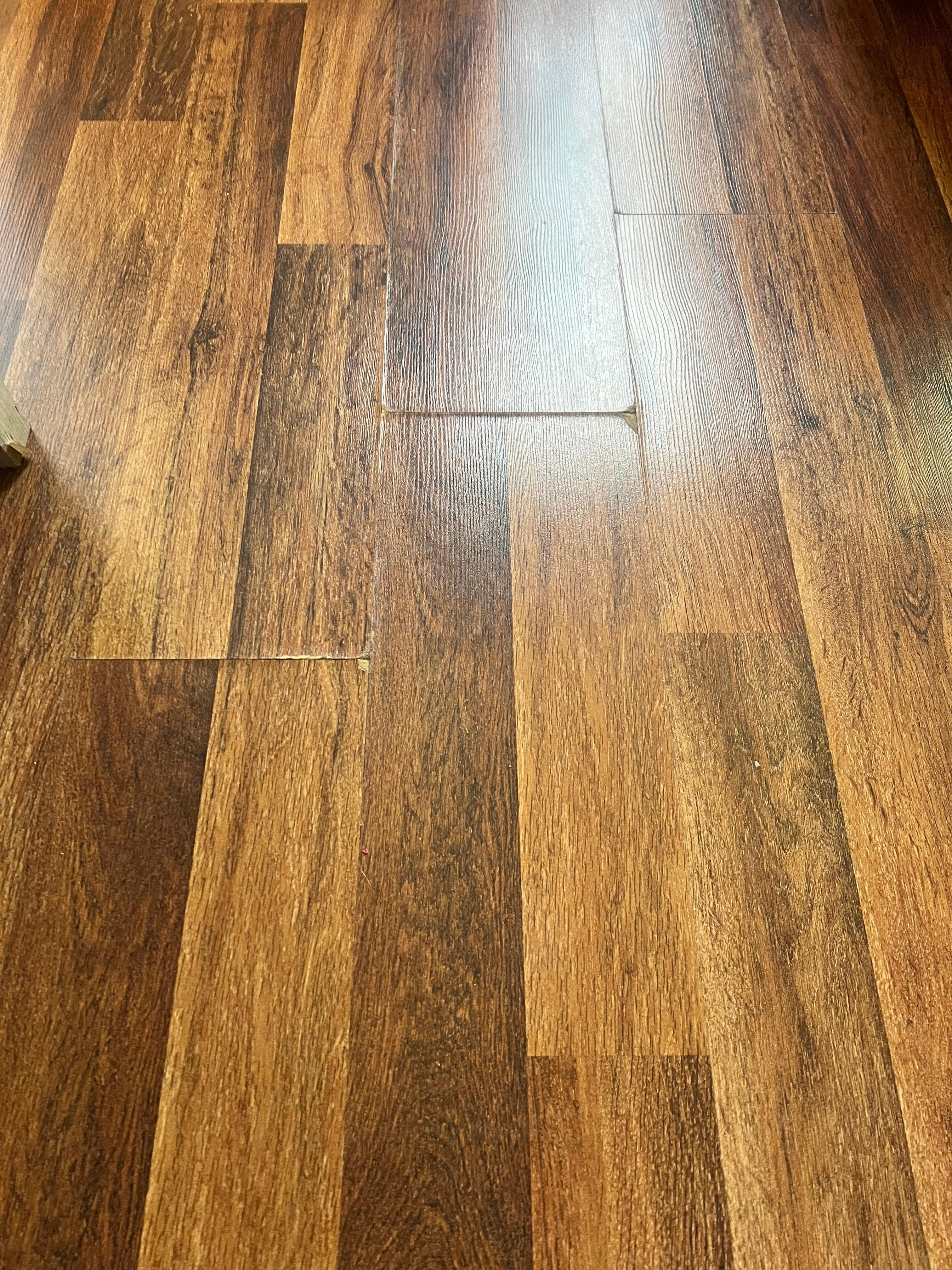 Damaged floors throughout