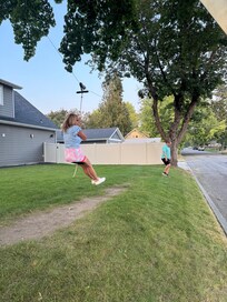 Fun zip line swing!