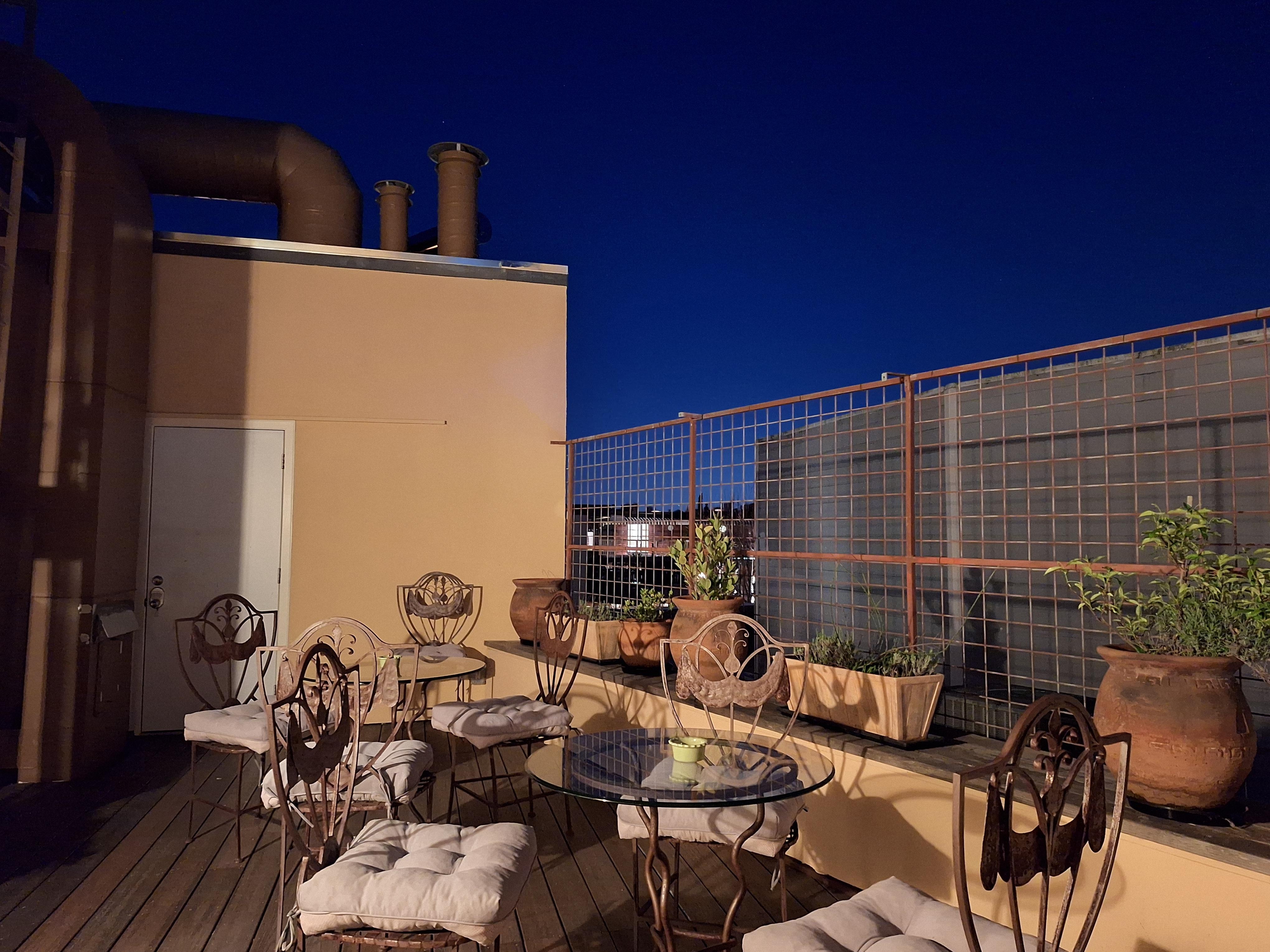 Outdoor balcony area 