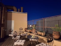 Outdoor balcony area