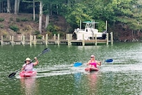 Calm, relatively shallow paddling towards the Rappahannock River