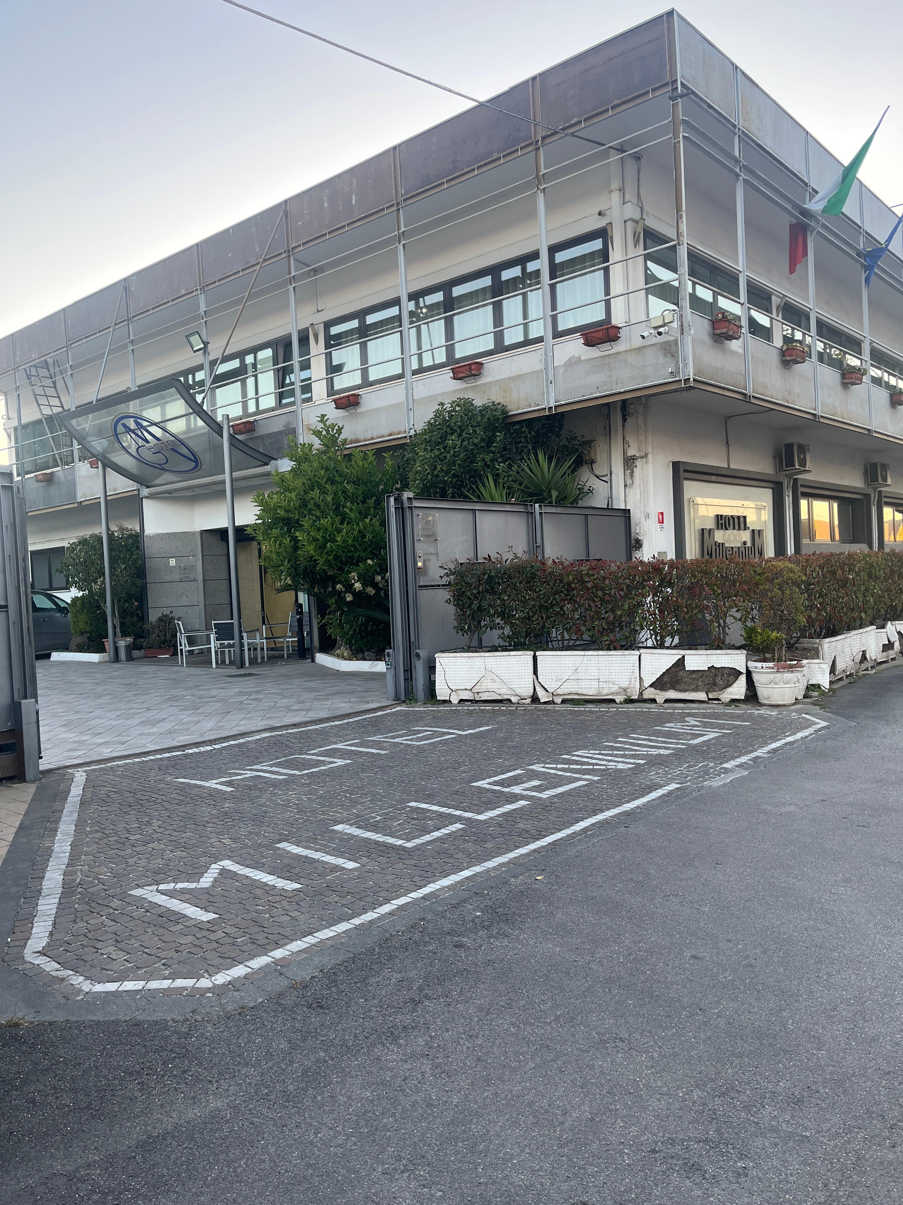 View of hotel from the street