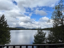 View from the deck on the upper level.