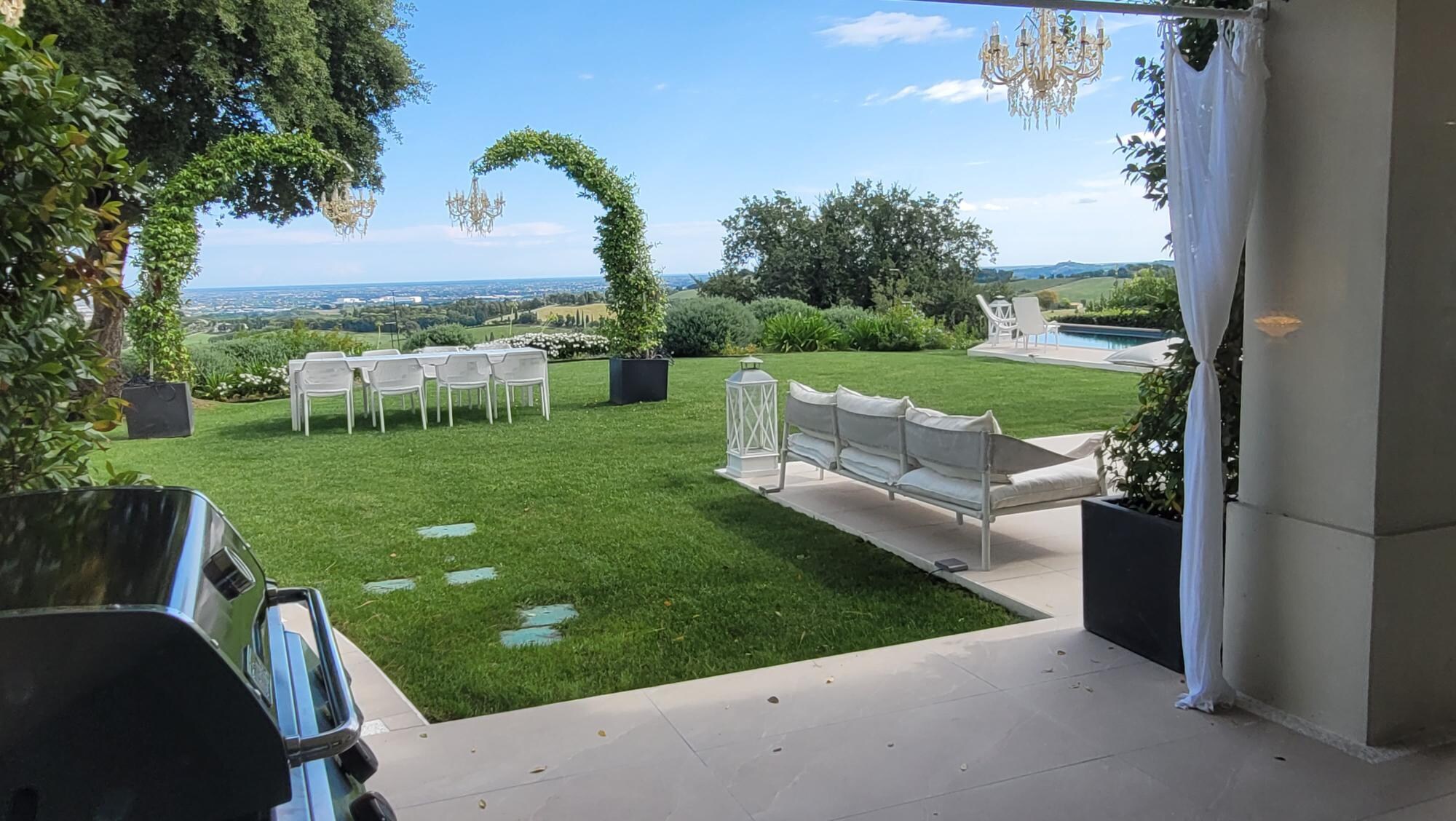 Back yard from the ground floor.