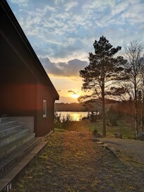 romantischer Sonnenuntergang