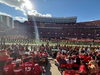 Halftime at the Ohio State Buckeyes game