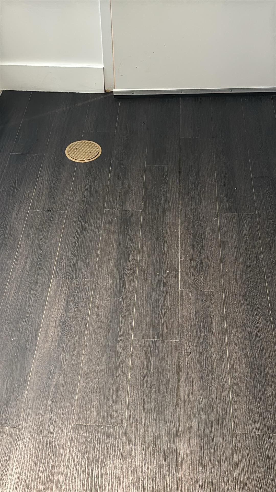 Paint on floor from construction 