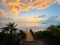 View from the back porch at sunrise