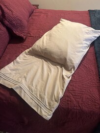 Pillows and linens need replacing