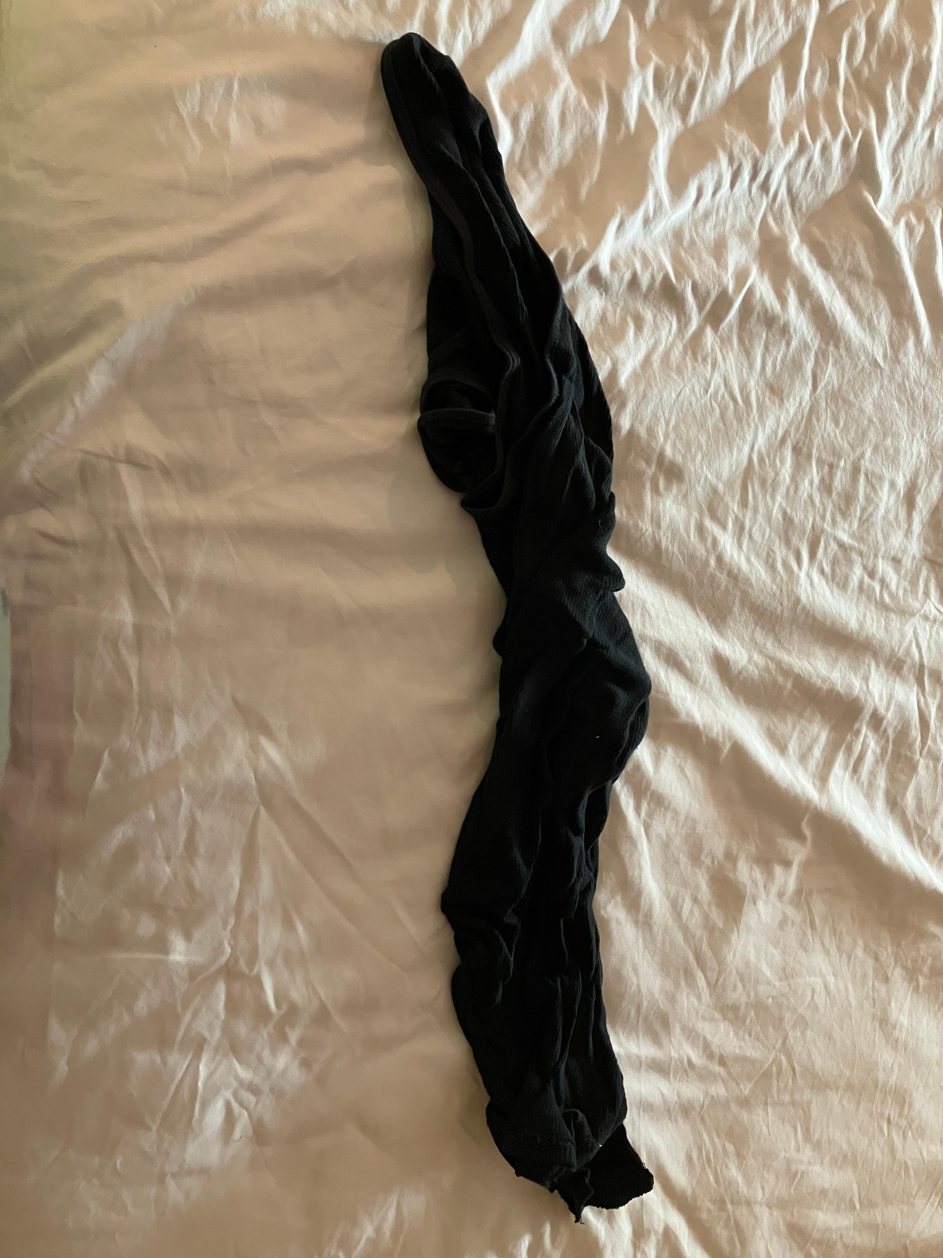 Dirty clothes left from previous occupants 