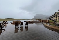 Pretty epic views. Hot tubs are empty in the AM but jam packed in the PM