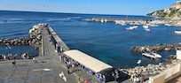View from room - ferry terminal