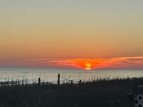 Sunset from the deck