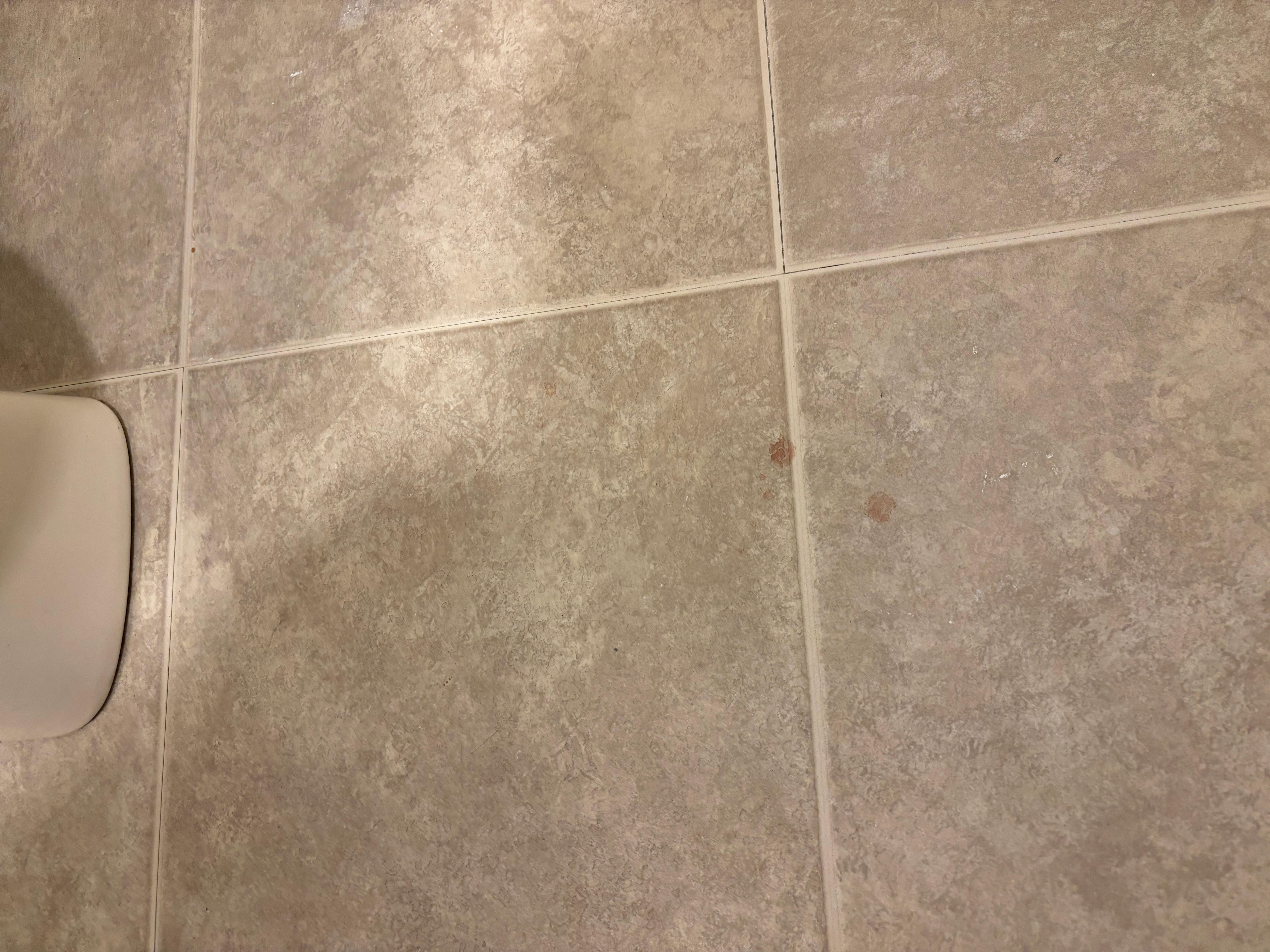 Blood on the floor
