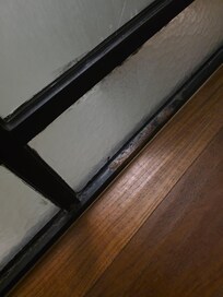 Room and bathroom has mold/rusted