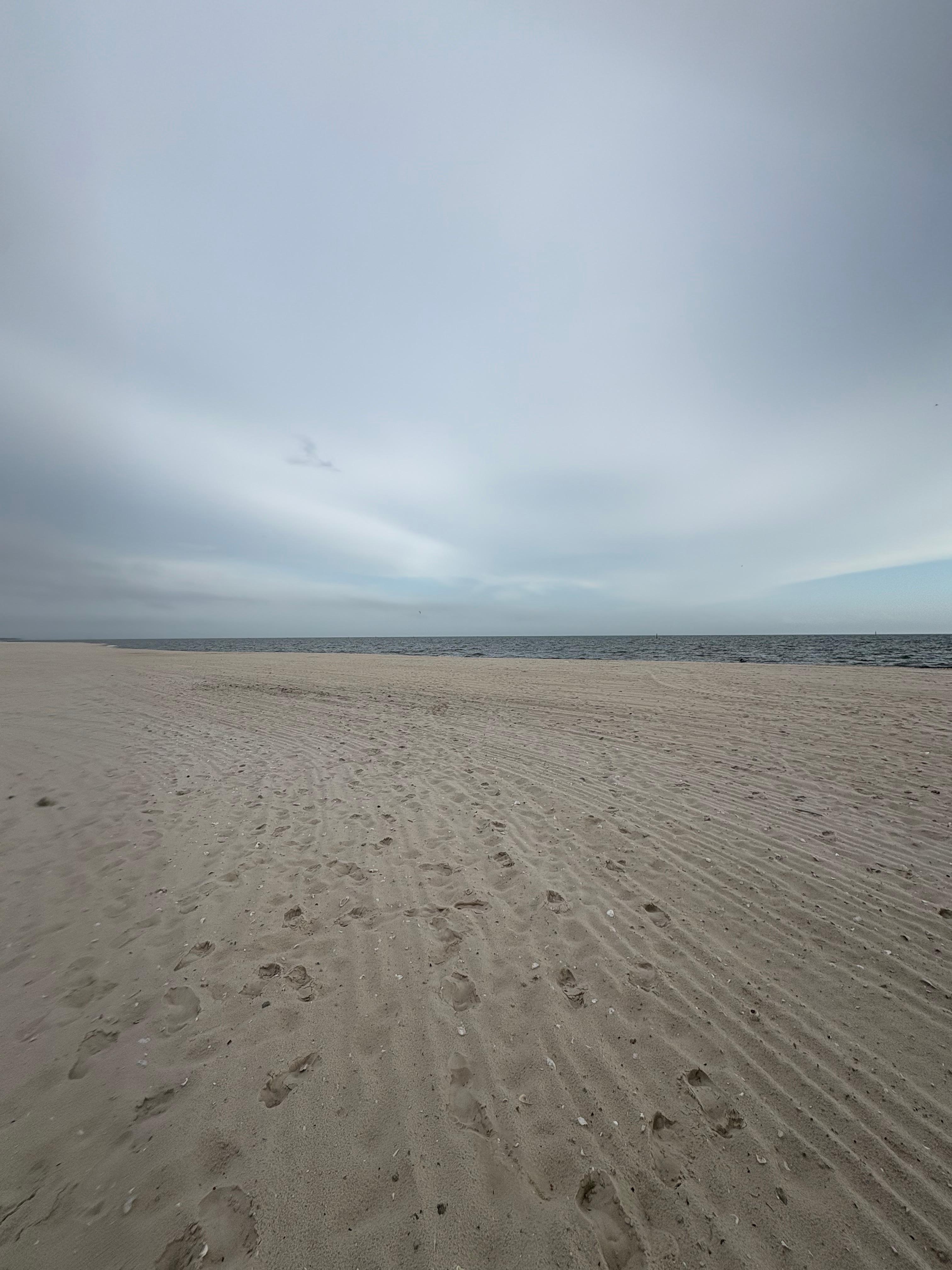 Beach across the street