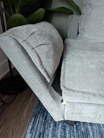 Broke a couch arm.