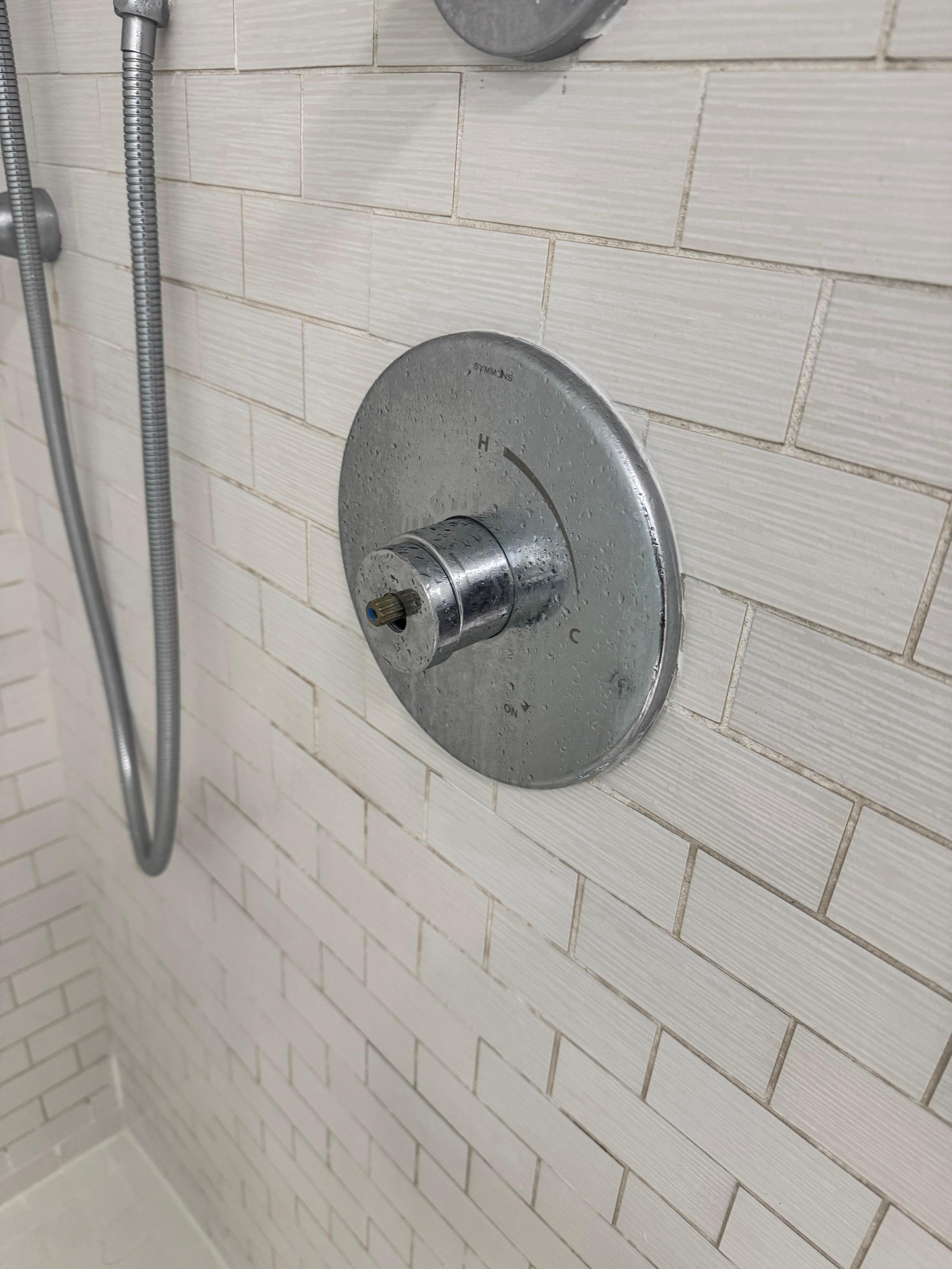 Shower knob missing 
