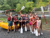 White water rafting.
