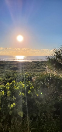 Sunrise from the balcony of this condo!