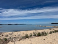 Private beach
