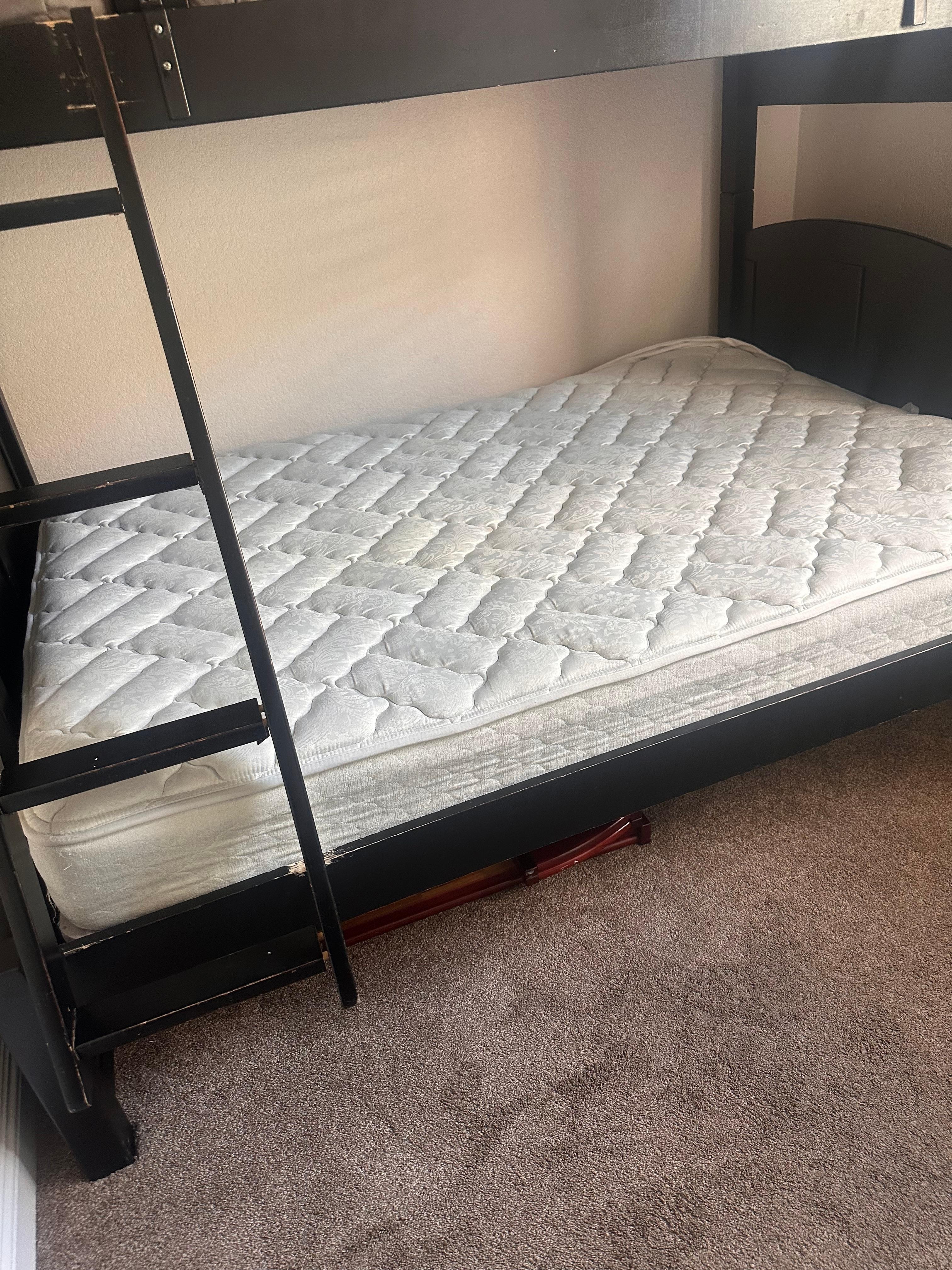 One of the bedrooms upon arrival 