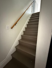 Steep stairs