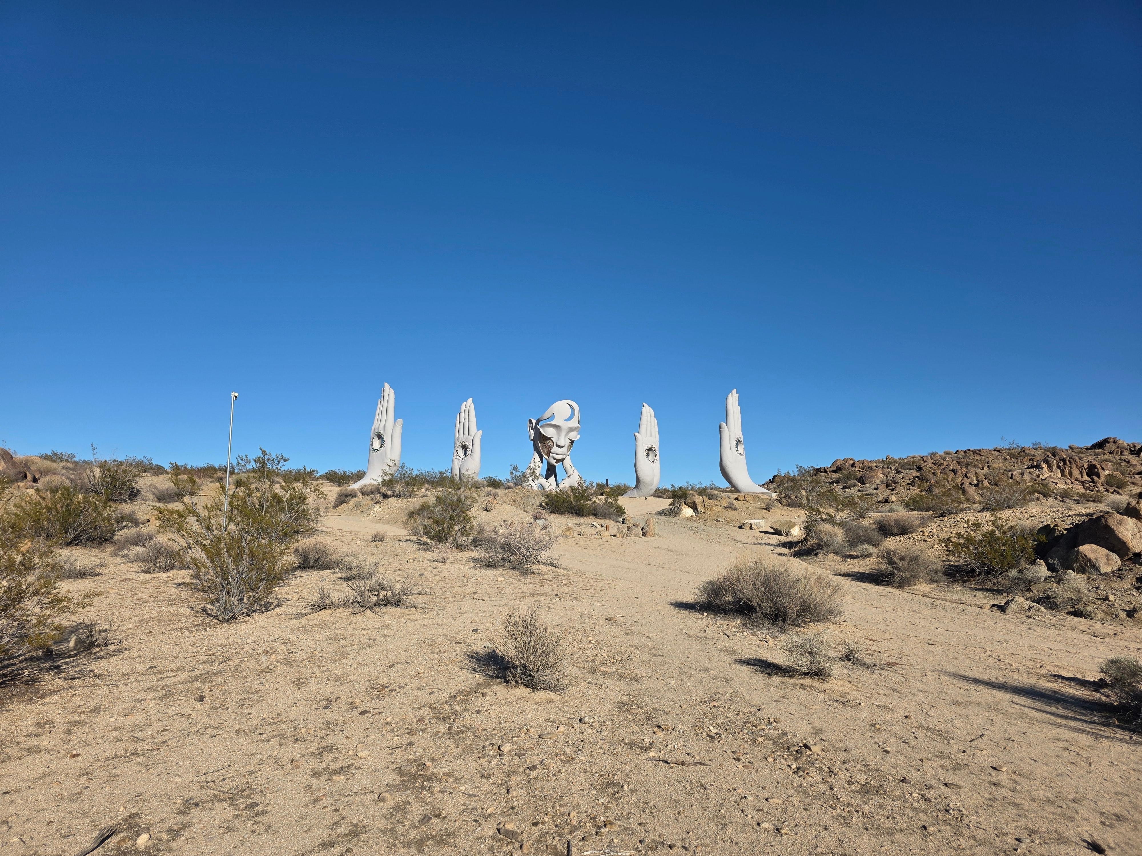 Awesome sculpture in the desert