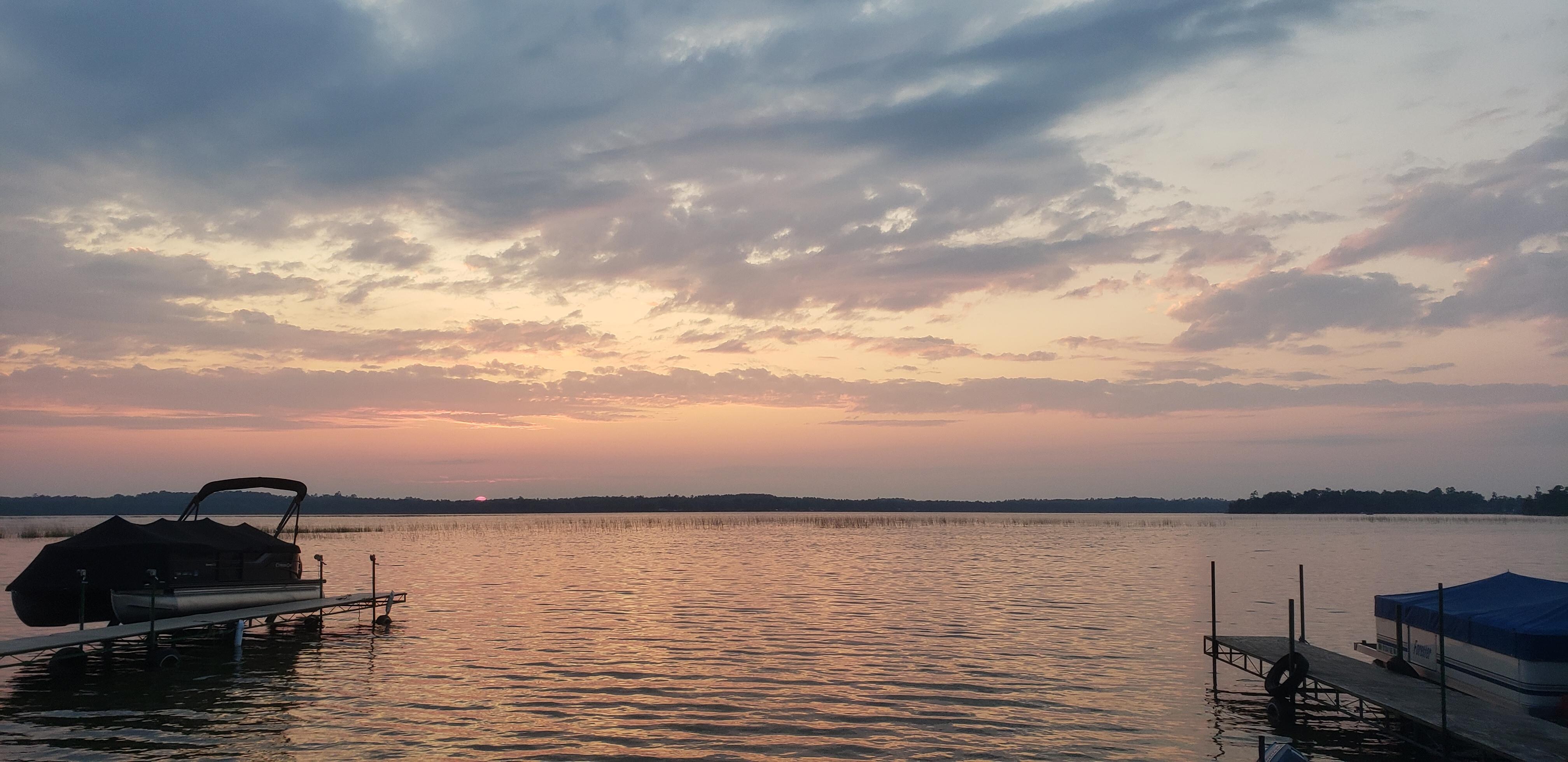 Sunsets were beautiful