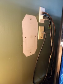 Back of tv area
