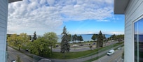 View from one of the three balconies.
