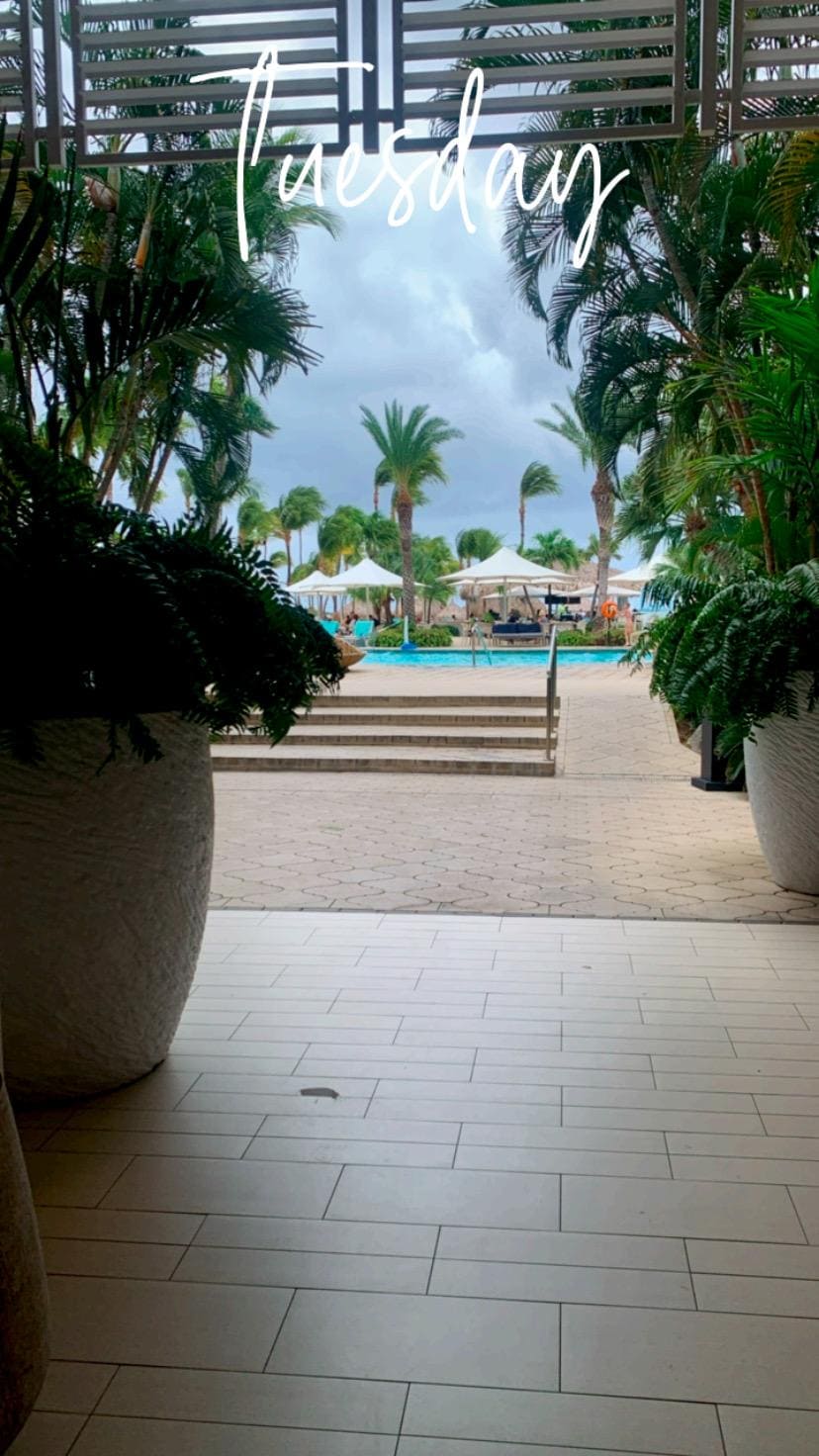 Pool area