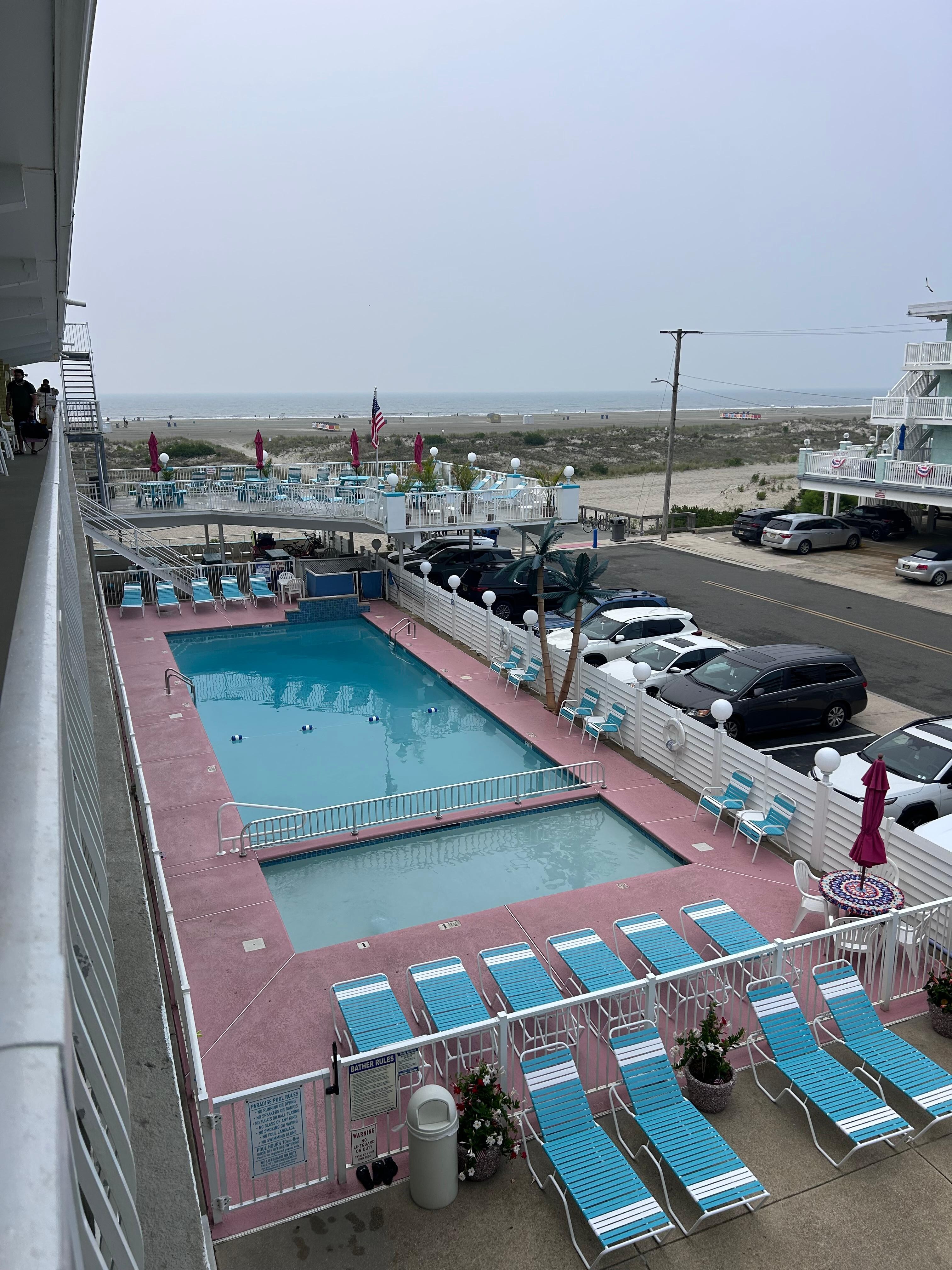 View of the pool at Paradise ocean resort