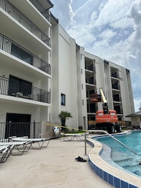 The construction started around 8:00am through the week.