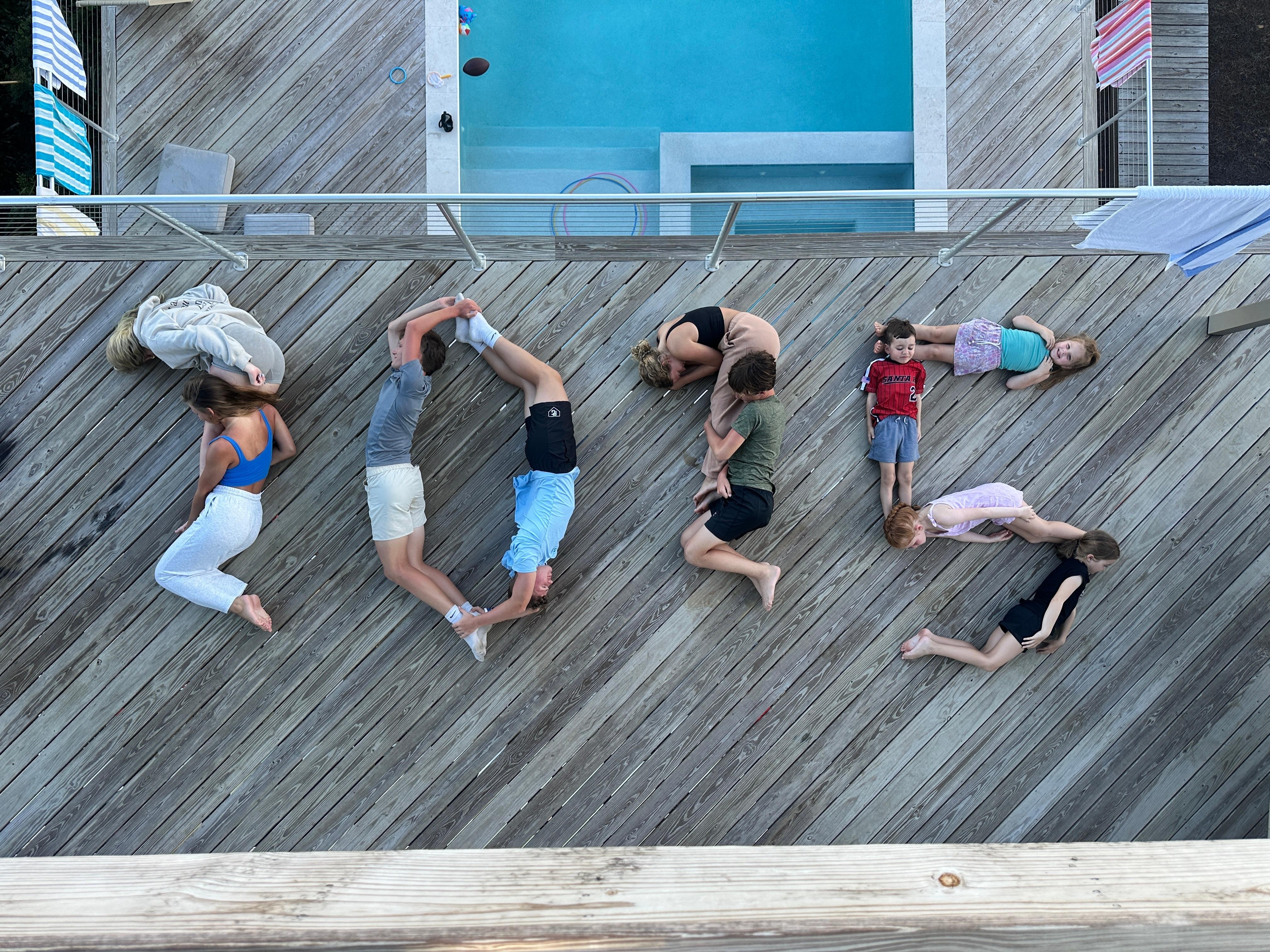 View from the third floor balcony