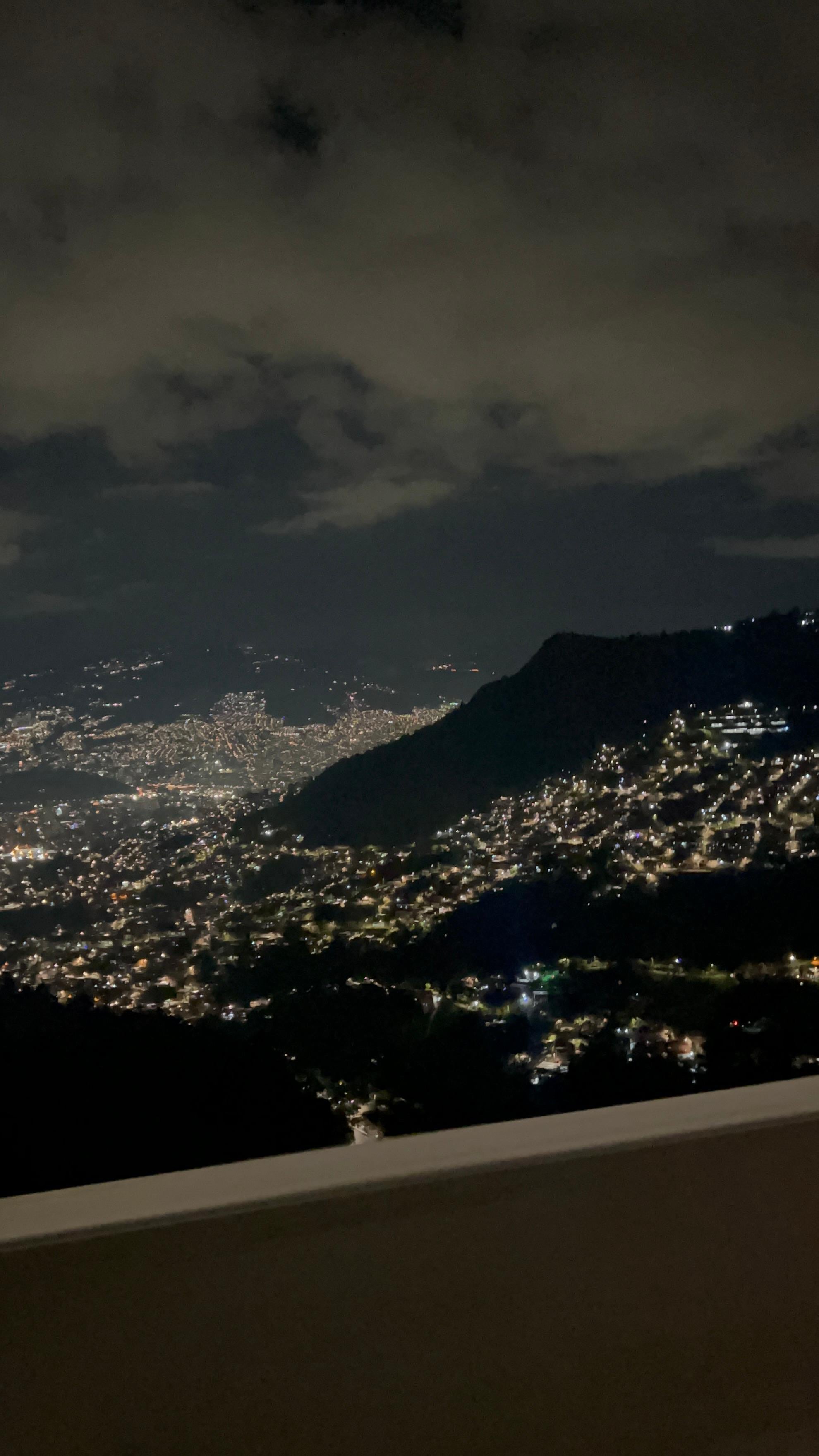 Vista desde el balcón del hotel