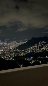 Vista desde el balcón del hotel