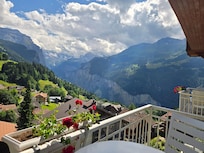 Spectacular view from our balcony.