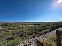 View from the back of the hotel