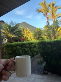 Morning view from our front porch
