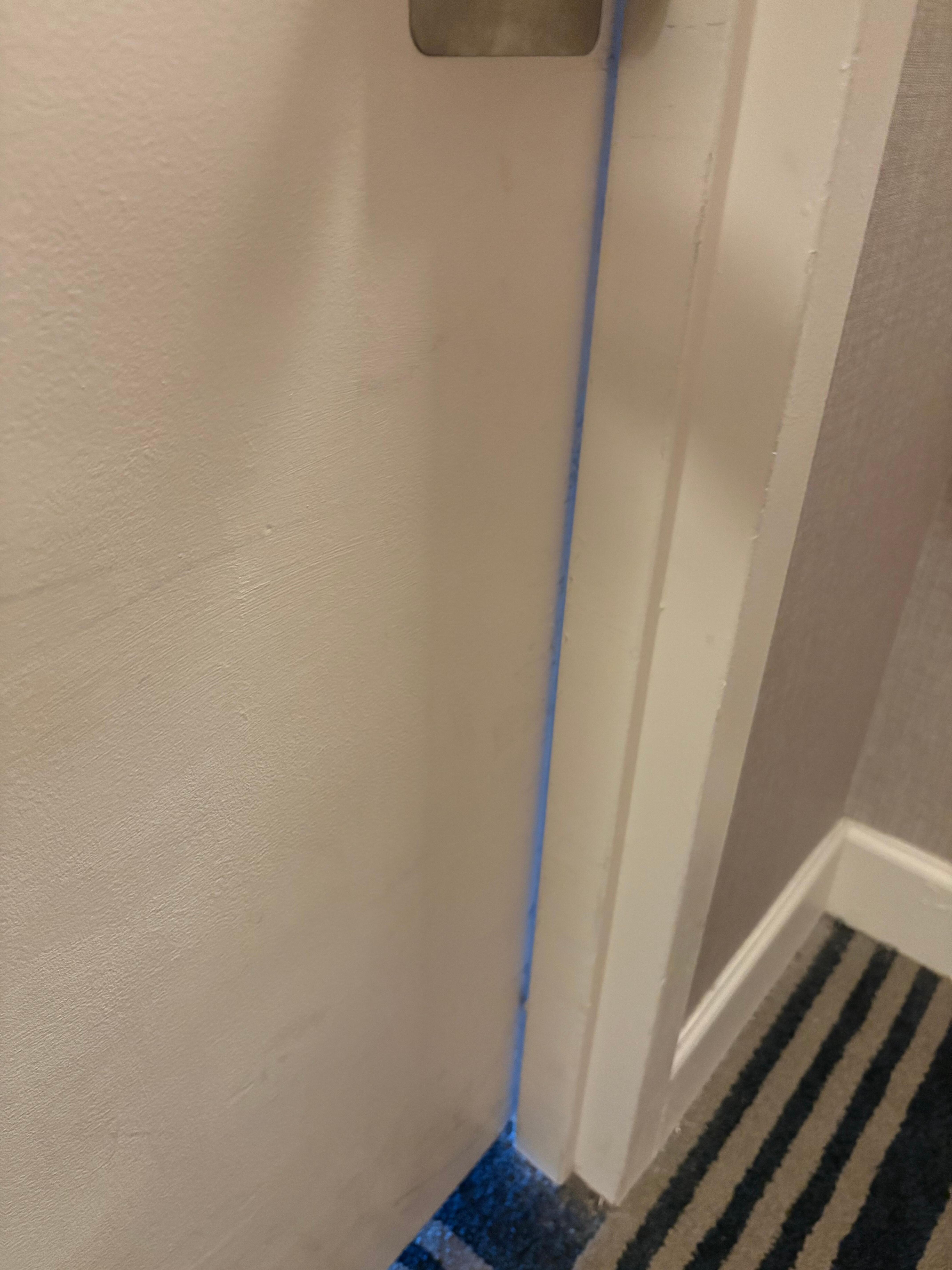 Door barely closed 